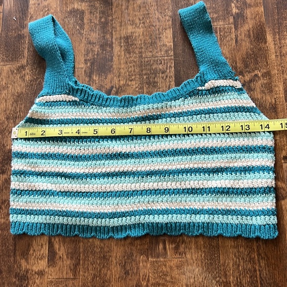 WILD FABLE 2 Pc. Striped Skirt & Crop Top Set Size Small - Picture 13 of 13